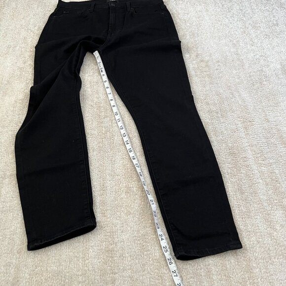 7 For All Mankind Gwenevere High Waist Ankle Black Jeans 31 - Picture 5 of 10